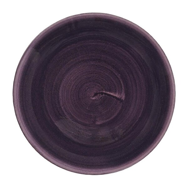 Coupeborden | STONECAST PATINA | Keramiek | Cobalt Deep Purple | 12 Stuks | Ø220mm