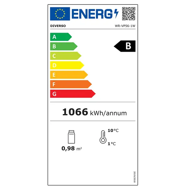 Koelkast | 615L | Wit/Grijs | +1°C/+10°C | Geforceerd | Wielen (Geremd) | 750x740x2040(h)mm