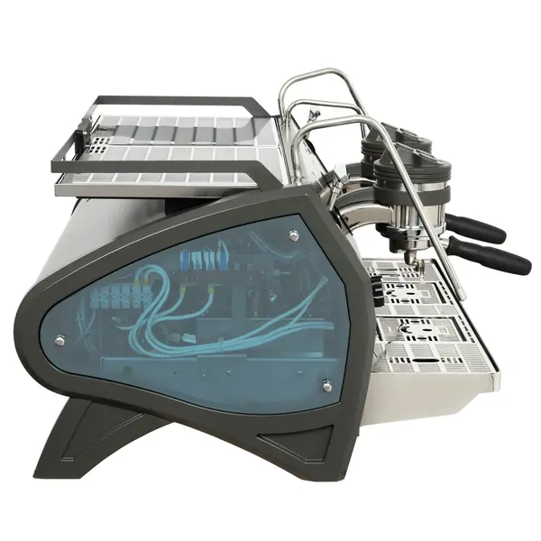 Espressomachine | STRADA S | Antracietgrijs | 2 Groepen | Digitaal | 4.33kW (400V) | Smartphone App | Incl. Ontharder + Baristakit | 830x690x500(h)mm