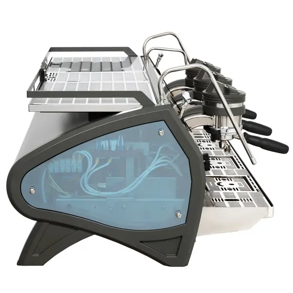 Espressomachine | STRADA S | Antracietgrijs | 3 Groepen | Digitaal | 5.83kW (400V) | Smartphone App | Incl. Ontharder + Baristakit | 1030x690x500(h)mm