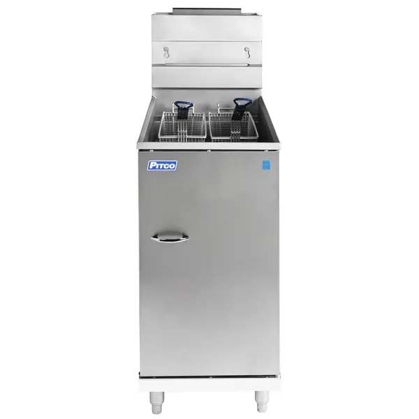 Friteuse | 35C | Gas | 18L | 26kW | Aftapkraan | 384x769x864/1168(h)mm