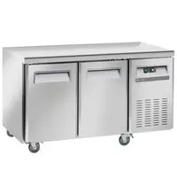 Diverso by Diamond Koelwerkbank | Energiezuinig | 169L | 2 Deuren (1/1 GN) | -2°C/+8°C | Geforceerd | Wielen (Geremd) | 1350x700x850(h)mm 