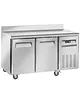 Diverso by Diamond Koelwerkbank | Energiezuinig | 169L | 2 Deuren (1/1 GN) | -2°C/+8°C | Geforceerd | Achteropstand | Wielen (Geremd) | 1350x700x850/950(h)mm 