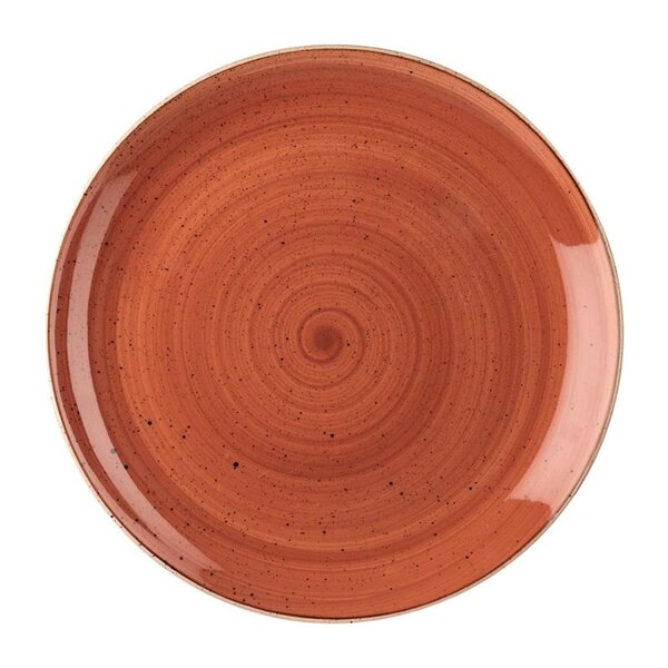 Coupeborden | STONECAST | Porselein | Spiced Orange | 6 Stuks | Ø324mm