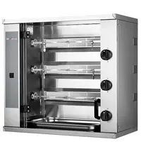 Diverso by Diamond Kippengrill | SMALL | Gas | 3 Spitten | 9 Kippen | 12kW (230V) | 800x400x735(h)mm 