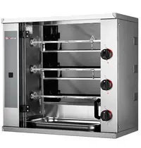 Diverso by Diamond Kippengrill | SMALL | Elektrisch | 3 Spitten | 9 Kippen | 6.6kW (400V) | 800x400x735(h)mm 
