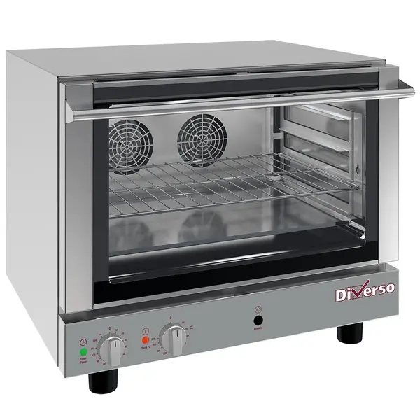 Heteluchtoven | 4 Niveaus (EN600x400) | Elektrisch | 50°C/270°C | 3.3kW (230V) | Bevochtiging (Handmatig) | 730x700x575(h)mm