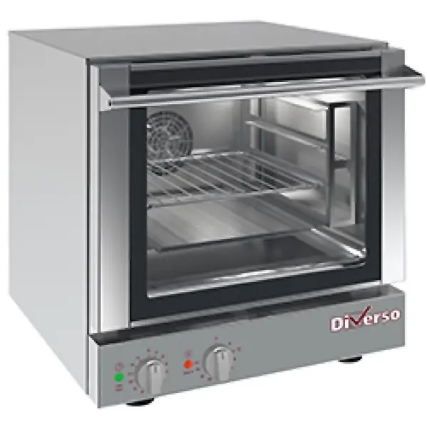 Heteluchtoven | 4 Niveaus (2/3 GN) | Elektrisch | 50°C/270°C | 2.8kW (230V) | 590x650x575(h)mm