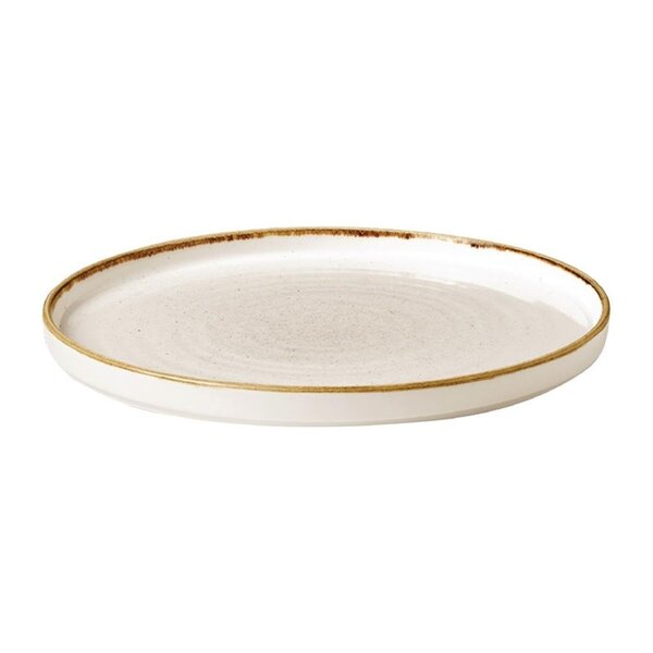 Borden | STONECAST | Keramiek | Barley White | 6 Stuks | Ø260mm