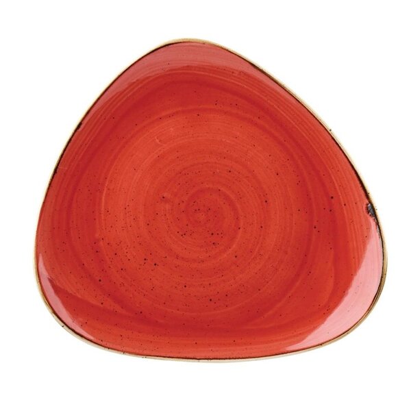 Borden | STONECAST | Porselein | Berry Red | 6 Stuks | Ø311mm