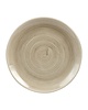 Churchill Coupeborden | STONECAST PATINA | Porselein | Antique Taupe | 12 Stuks | Ø260mm 