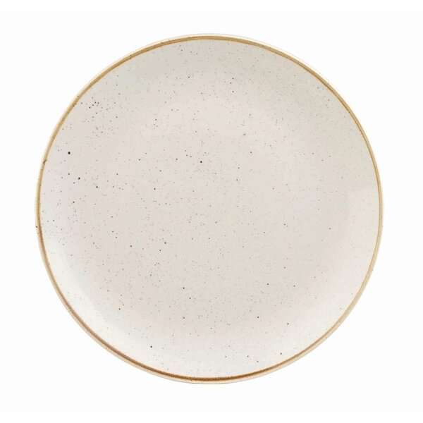 Coupeborden | STONECAST | Keramiek | Barley White | 12 Stuks | Ø260mm