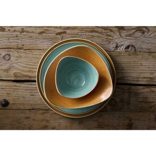 Coupeborden | STONECAST | Tangerine | 12 Stuks | Ø260mm
