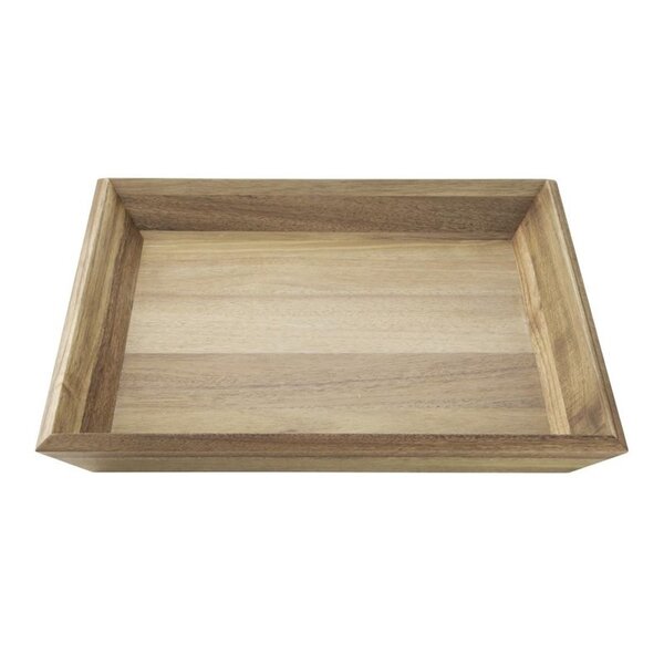 Dienblad | Acaciahout | 380x355x50(h)mm
