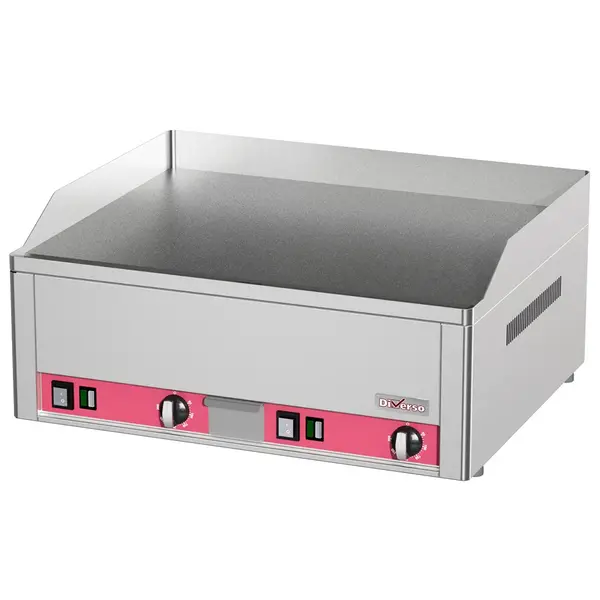 Bak-/Grillplaat | Elektrisch | Glad Oppervlak 650x480 (Gietijzer) | 50°C/300°C | 6kW (400V) | 660x530x290(h)mm