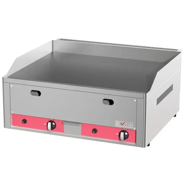 Bak-/Grillplaat | Gas | Glad Oppervlak 620x500 (Gietijzer) | 8kW | Piëzo Ontsteking | 660x530x290(h)mm