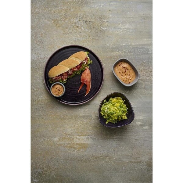 Coupeborden | STONECAST PATINA | Keramiek | Cobalt Deep Purple | 12 Stuks | Ø260mm