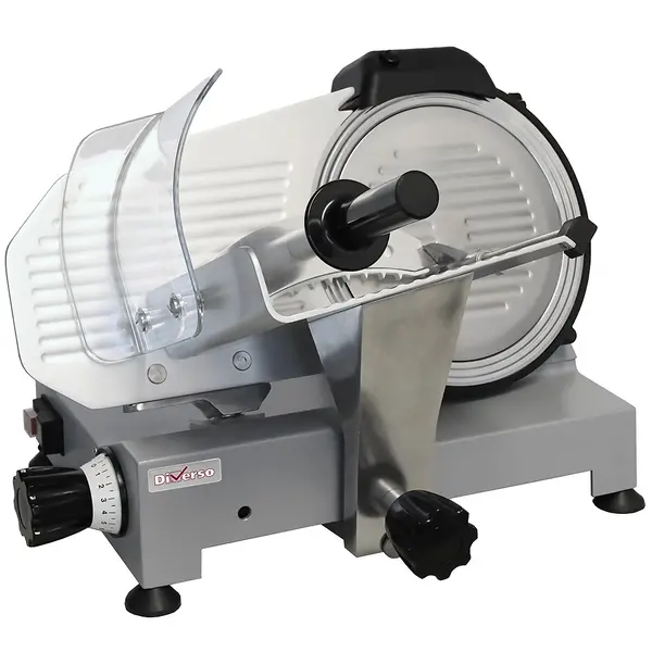 Vleessnijmachine | Mes Ø250mm | Capaciteit 190x250mm | Snijdikte 0-15mm | 0.15kW (230V) | 470x470x370(h)mm