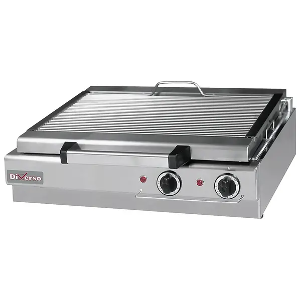 Stoomgrill | Elektrisch | Oppervlak 600x340 (RVS) | 7.5kW (400V) | 700x500x185(h)mm