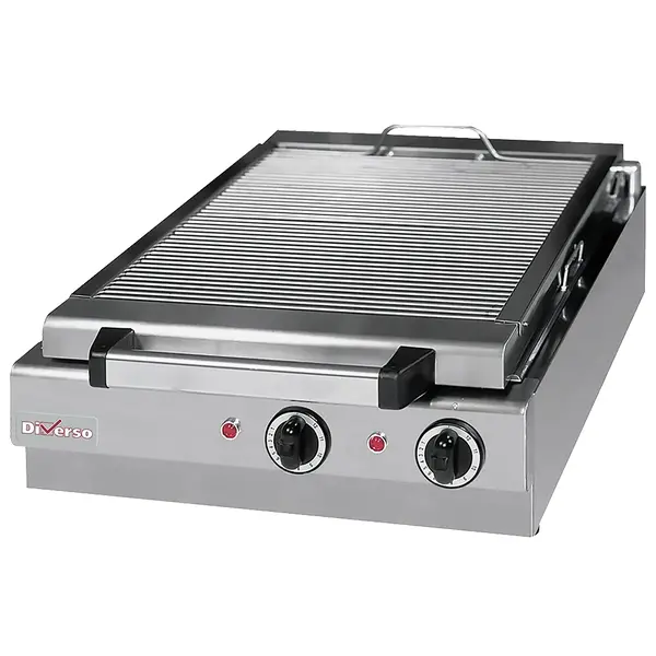 Stoomgrill | Elektrisch | Oppervlak 410x340 (RVS) | 5kW (400V) | 490x500x185(h)mm