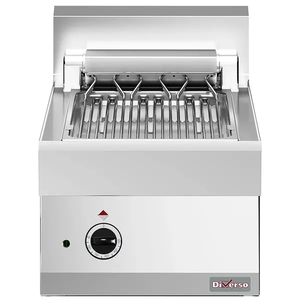 Vapogrill | Elektrisch | Oppervlak 270x450 | 50°C/300°C | 4kW (400V) | 400x700x280(h)mm