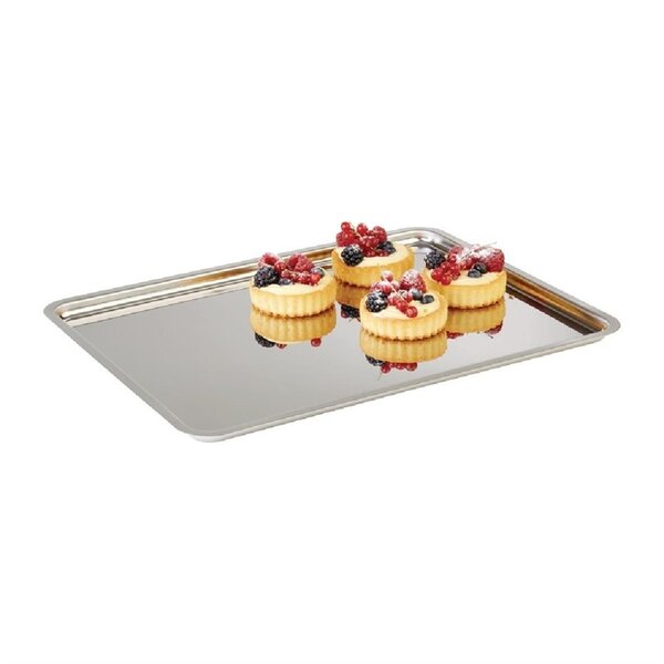 Dienblad | FOCUS | RVS | Glanzend | Stapelbaar | 433x325x15(h)mm
