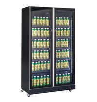 CombiSteel Koelkast | 758L | Zwart | +2°C/+10°C | Geforceerd | Draaideuren | Wielen (Geremd) | 1100x600x1980(h)mm 