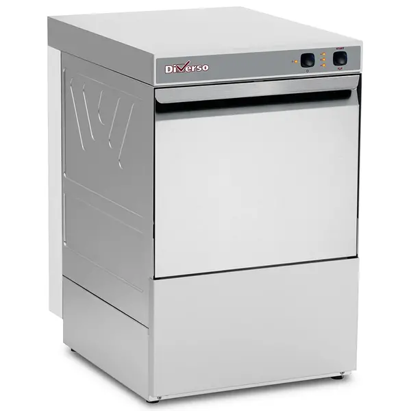 Glazenspoelmachine | Mand 400x400 | Afvoerpomp | Naglanspomp | 230V | 435x540x670(h)mm