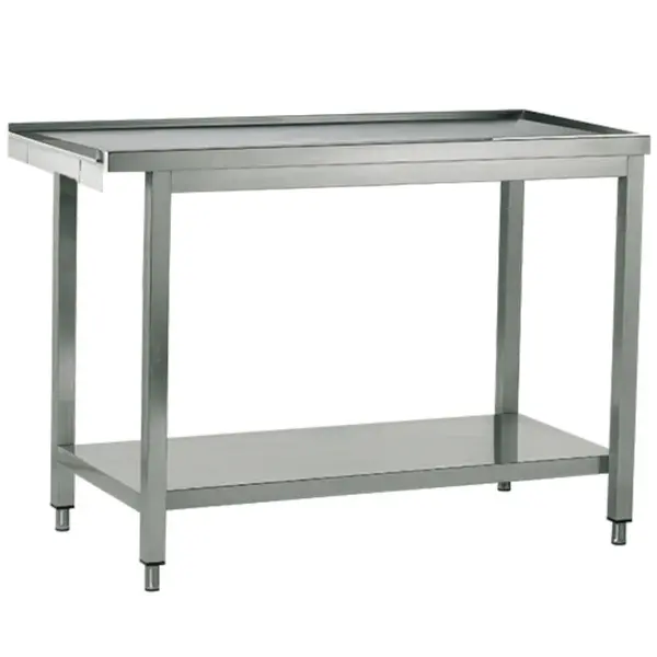 Aan-/Afvoertafel (Rechts) | RVS | Bodemschap | 1000x590x870(h)mm