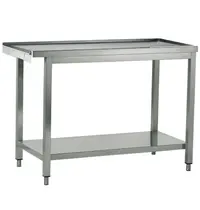 Mastro Aan-/Afvoertafel (Links/Rechts) | RVS | Bodemschap | 1500x590x870(h)mm