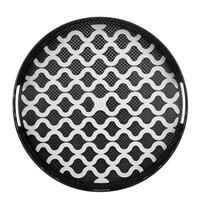 Olympia Dienblad | KRISTALLON | Polycarbonaat | Zwart | Antislip | Ø405x42(h)mm