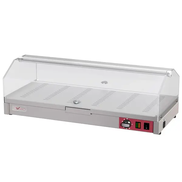 Warmhoudvitrine | RVS | 30°C/60°C | 1 Niveau | Zelfbediening | 0.7kW (230V) | 800x355x270(h)mm