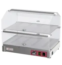 Diverso by Diamond Warmhoudvitrine | RVS | 30°C/60°C | 2 Niveaus | Zelfbediening | 0.4kW (230V) | 500x355x415(h)mm 