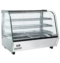 Diverso by Diamond Warmhoudvitrine | RVS | 30°C/90°C | 3 Niveaus | 1.5kW (230V) | 870x582x685(h)mm 
