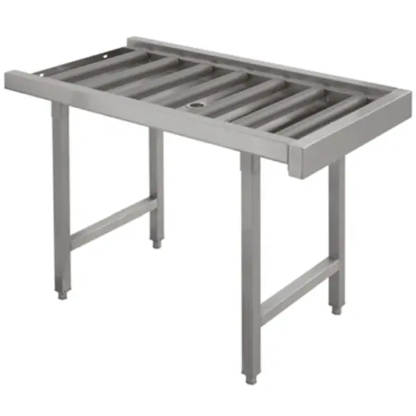Aanvoertafel (Links/Rechts) | RVS | Transportrollen | 2100x630x875(h)mm