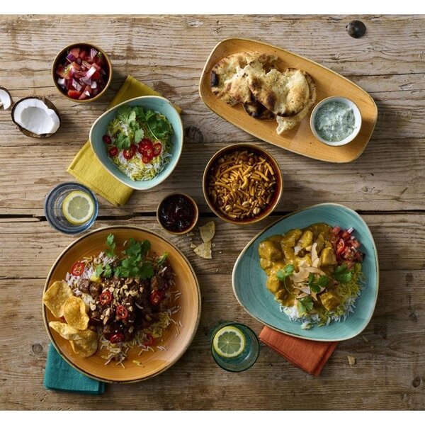 Borden | STONECAST | Tangerine | 6 Stuks | 355x189mm