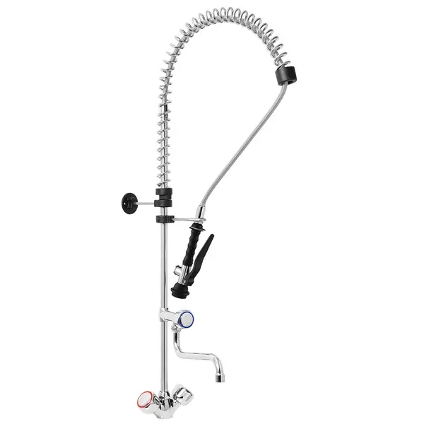 Voorspoeldouche | Handdouche (Flexibele Hals) + Middenuitloop | Mengkraan | 1-Gats | 1100(h)mm