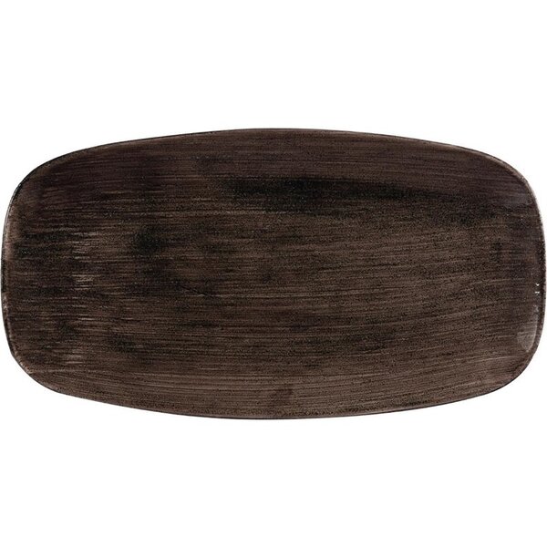 Borden | STONECAST PATINA | Porselein | Black | 6 Stuks | 355x189mm