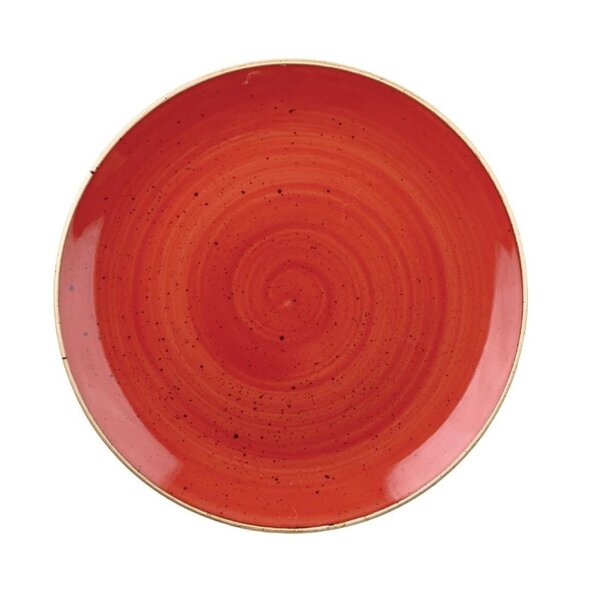 Coupeschalen | STONECAST | Porselein | Berry Red | 12 Stuks | Ø248mm