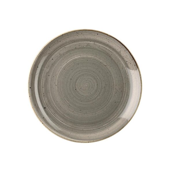 Coupeborden | STONECAST | Porselein | Peppercorn Grey | 12 Stuks | Ø288mm
