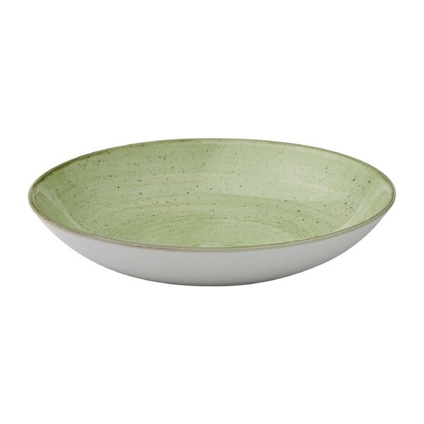 Coupeschalen | STONECAST | Keramiek | Sage Green | 12 Stuks | Ø248mm