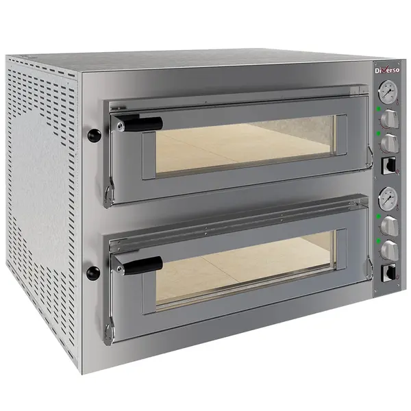 Pizzaoven | Elektrisch | 4+4x Ø35cm | 50°C/400°C | 11.5kW (400V) | 990x820x680(h)mm