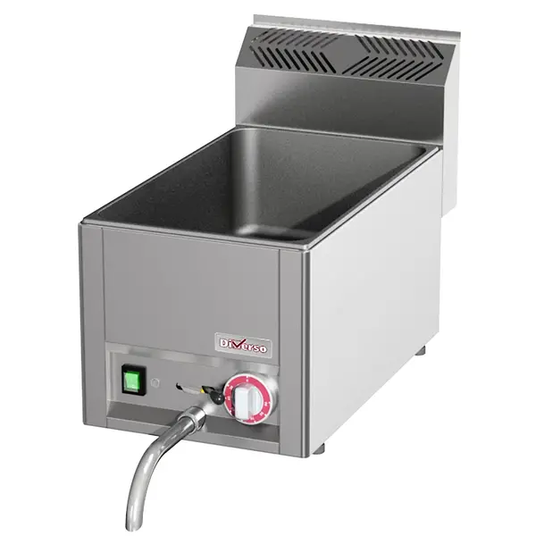 Bain-Marie | COOKING LINE 600 | Elektrisch | 1/1 GN | 30°C/90°C | 1.5kW (230V) | Aftapkraan | 330x600x290/435(h)mm