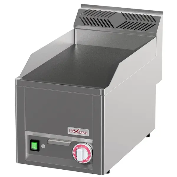 Bak-/Grillplaat | COOKING LINE 600 | Elektrisch | Glad Oppervlak 320x480 (Gietijzer) | 50°C/300°C | 3kW (230V) | 330x600x290/435(h)mm