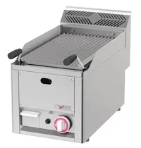 Diverso by Diamond Lavasteengrill | COOKING LINE 600 | Gas | Oppervlak 312x480 (Staal) | 4kW | Piëzo Ontsteking | 330x600x290/435(h)mm 