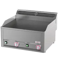 Diverso by Diamond Bak-/Grillplaat | COOKING LINE 600 | Elektrisch | Glad Oppervlak 650x480 (Gietijzer) | 50°C/300°C | 6kW (400V) | 660x600x290/435(h)mm 