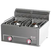 Diverso by Diamond Fornuis | COOKING LINE 600 | Gas | 2 Branders (2x 8kW) | Waakvlam | 660x600x290/435(h)mm 