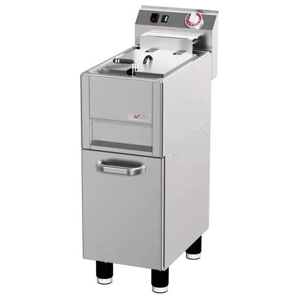 Friteuse | COOKING LINE 600 | Elektrisch | 13L | 0°C/190°C | 9.9kW (400V) | Aftapkraan | 330x600x890/1035(h)mm