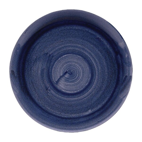 Coupeborden | STONECAST PATINA | Keramiek | Cobalt Blue | 12 Stuks | Ø288mm
