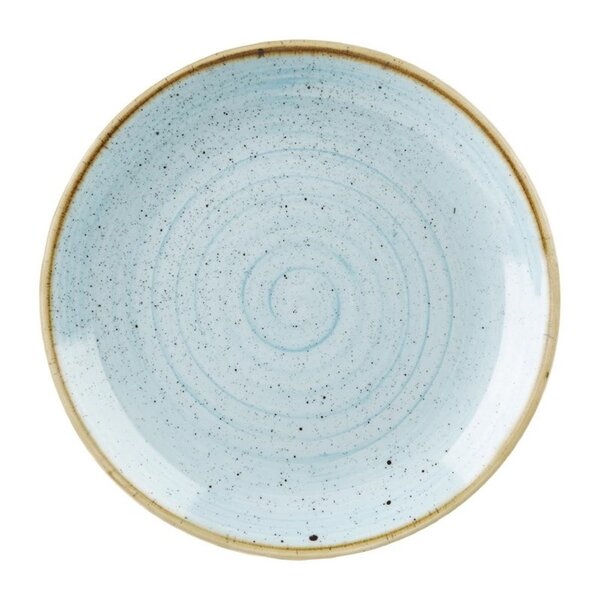 Coupeborden | STONECAST | Porselein | Duck Egg Blue | 12 Stuks | Ø288x135(h)mm
